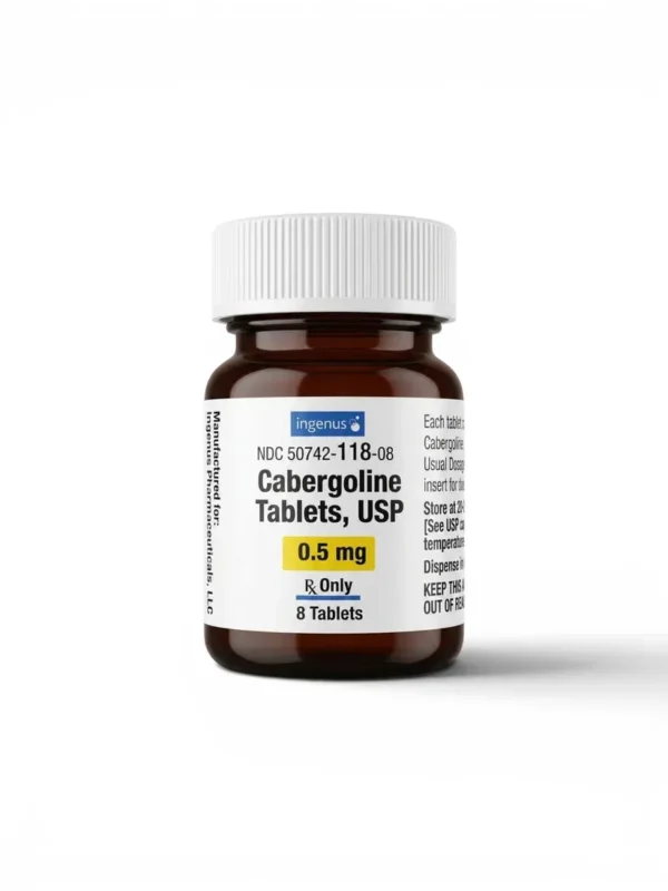 Cabergoline Tablets USP 0.5 mg